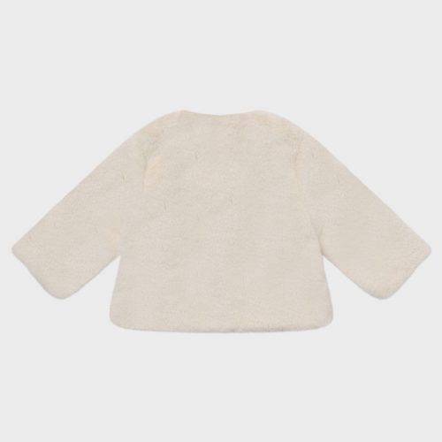 baby denys fur coat cream 292001