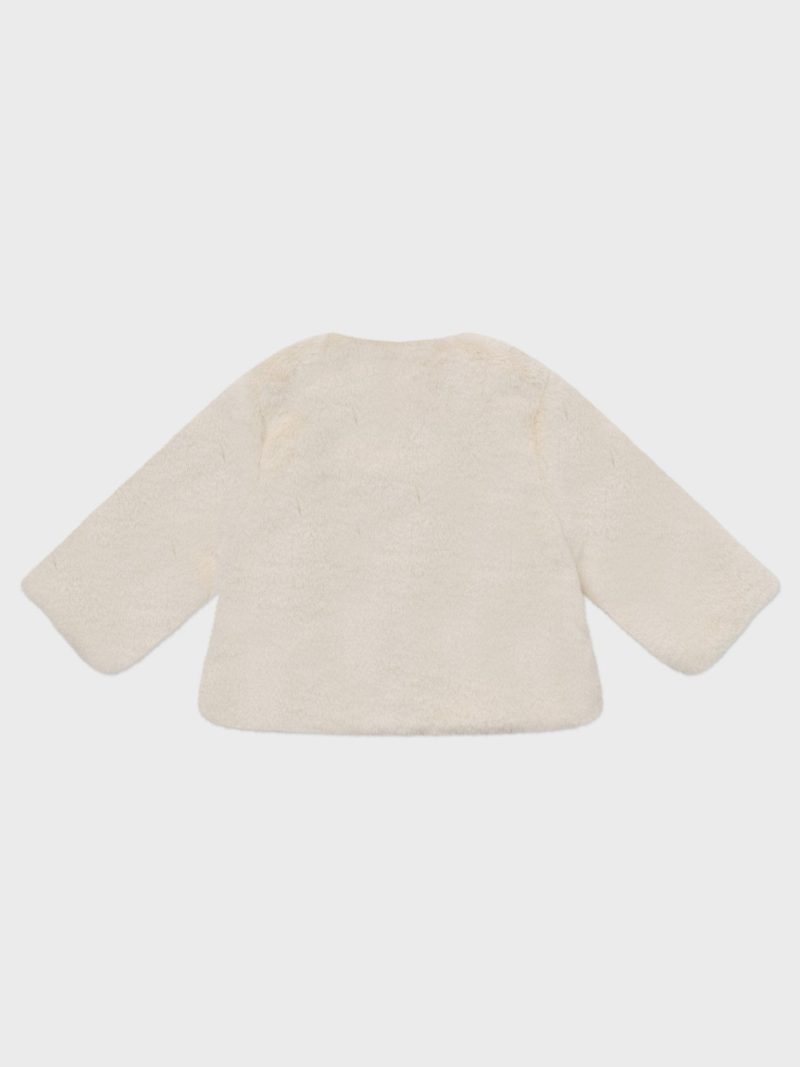 baby denys fur coat cream 292001