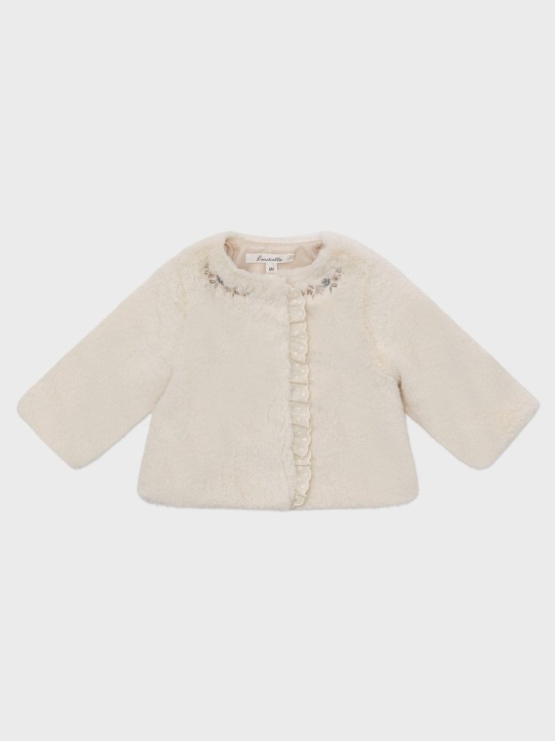 baby denys fur coat cream 296603