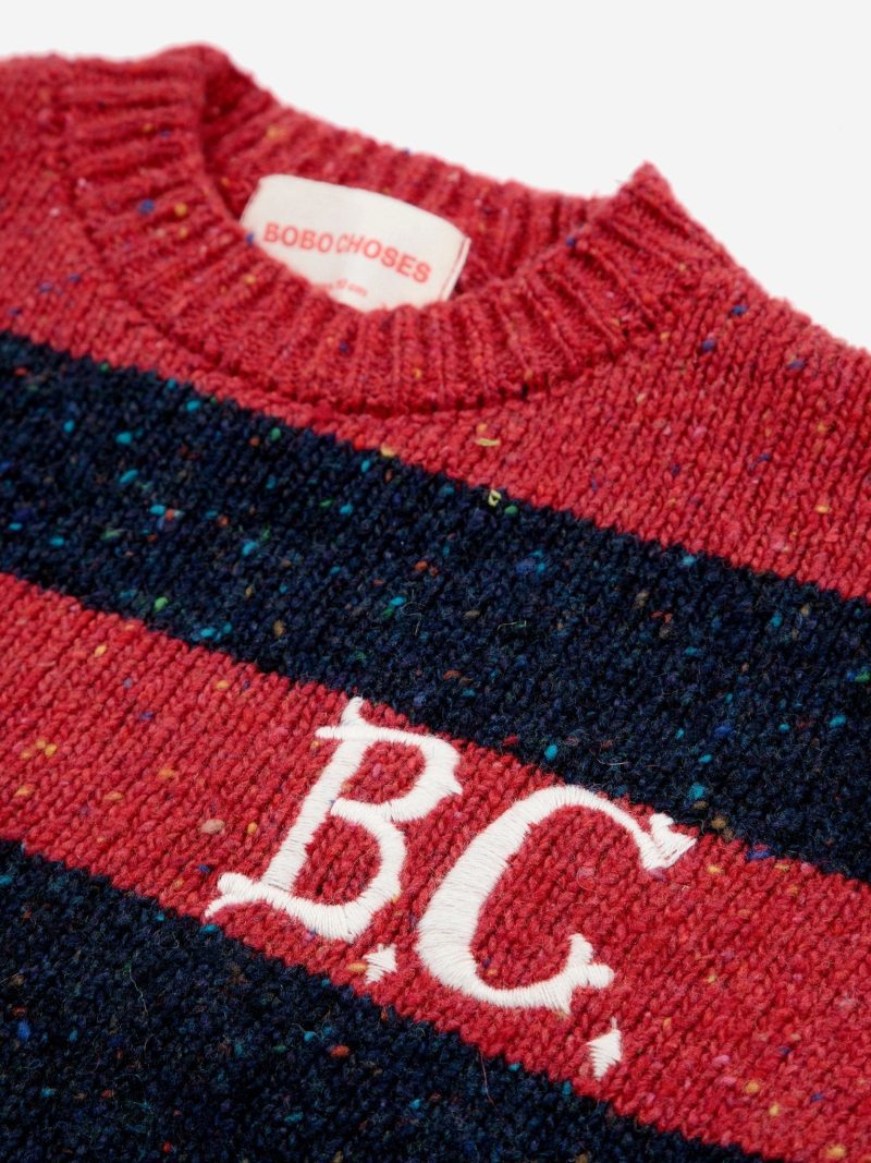 bc vintage stripes jumper red 695605