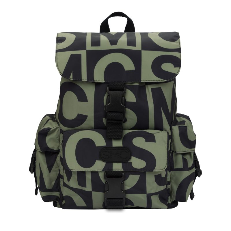 boy checkerboard smc backpack green 819944