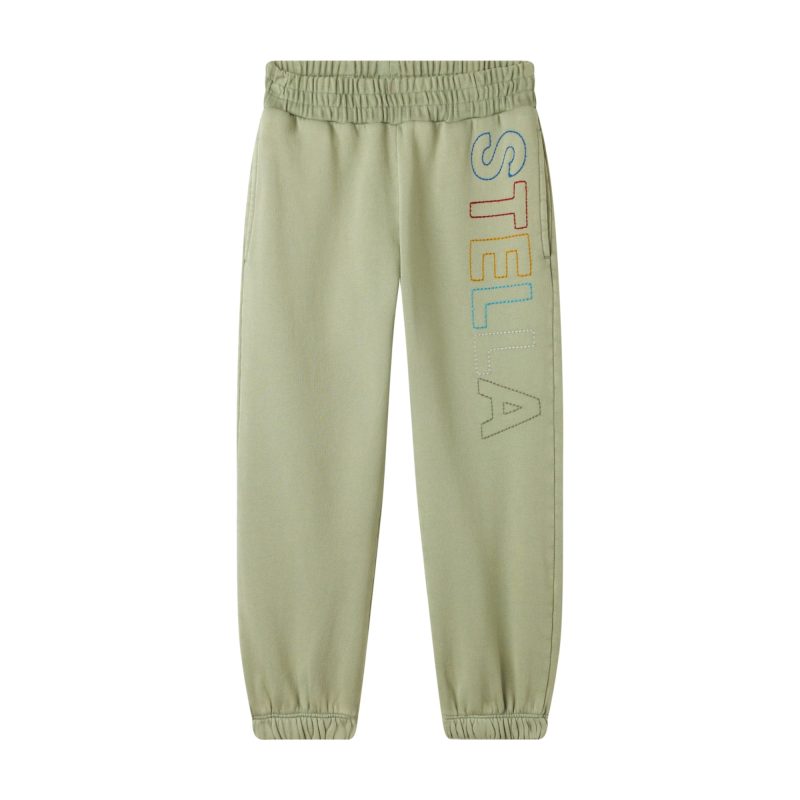 boy joggers with logo embro 727 light green 276343