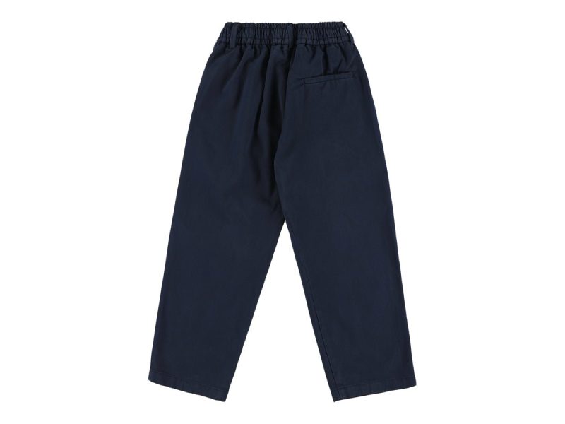 boys trouser with elastic waisband navy 572960