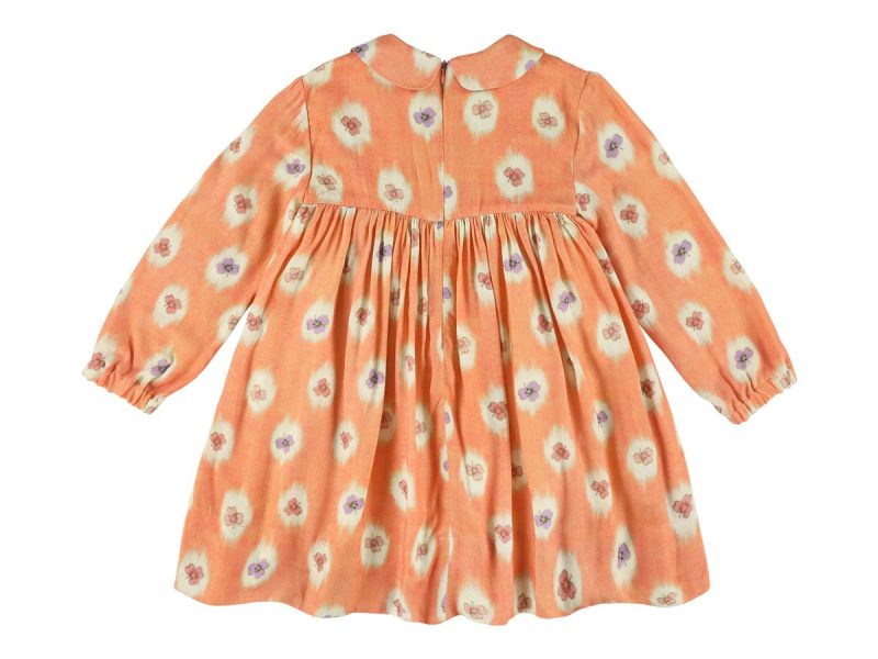 dress with round collar and ruffles on chest pumpkin 883379