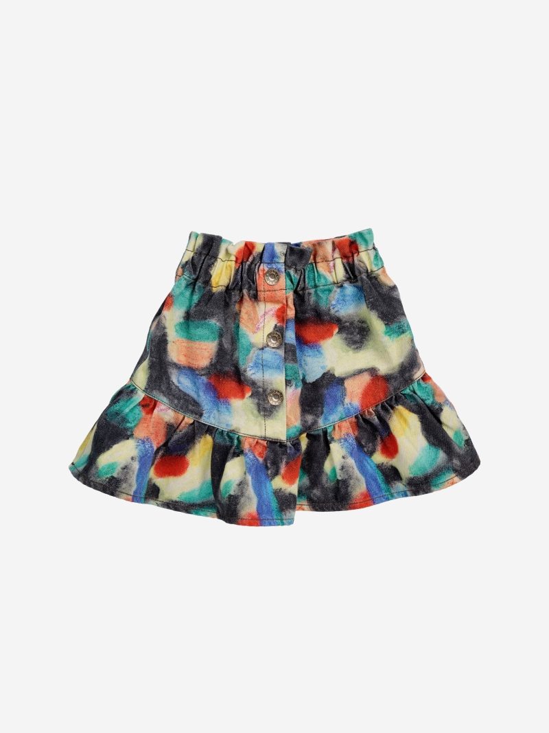 fantasy world all over woven skirt multicolor 149795