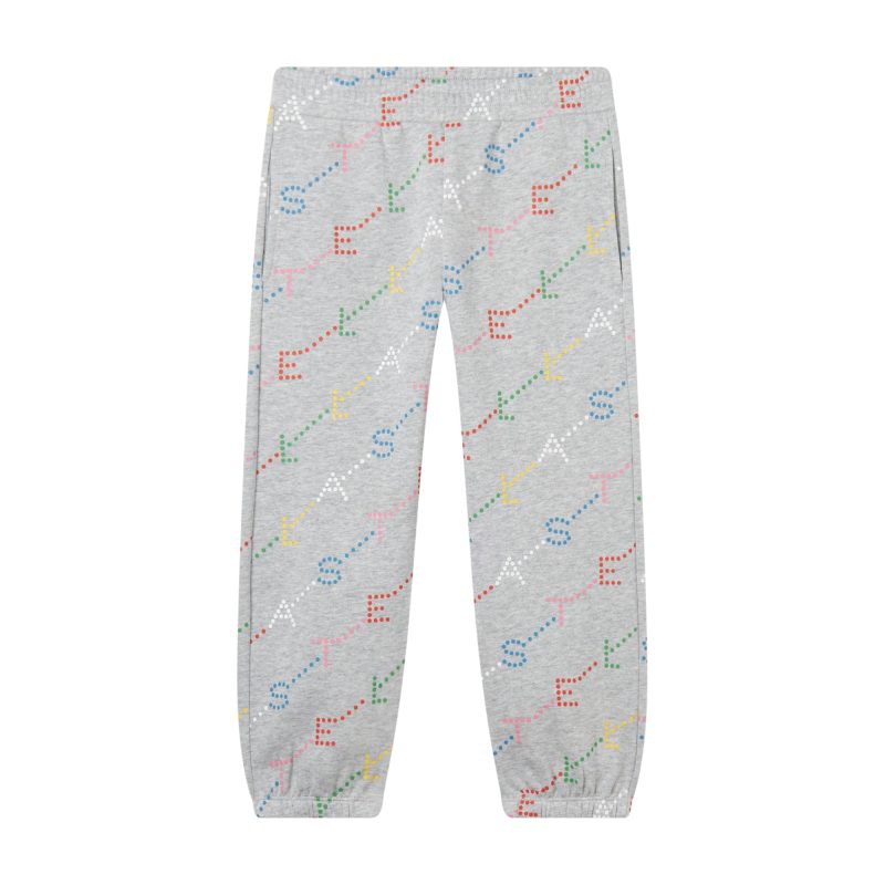 girl stella monogram joggers grey 192005