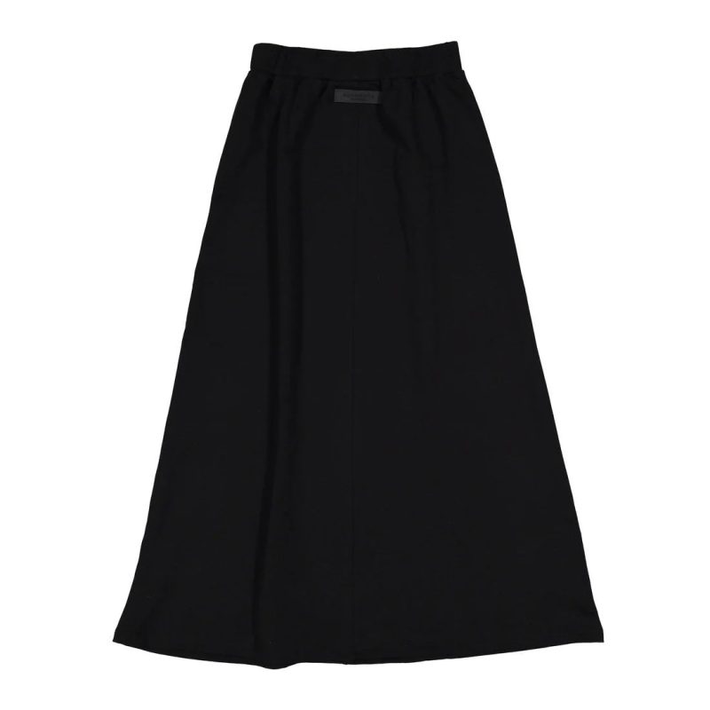 jet black buckle sweatshirt skirt black 269415