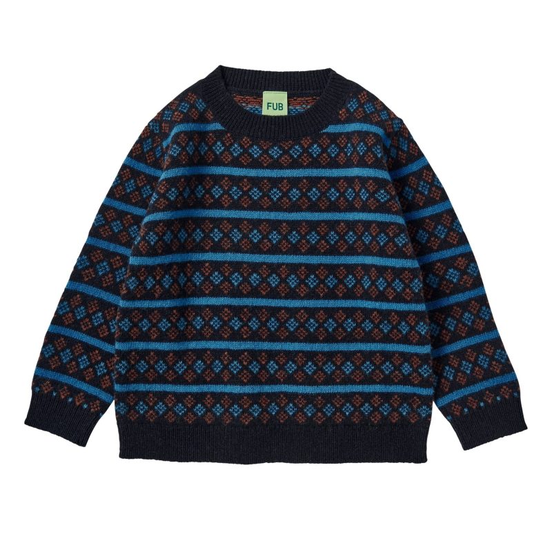 lambswool sweater dark navy 100406