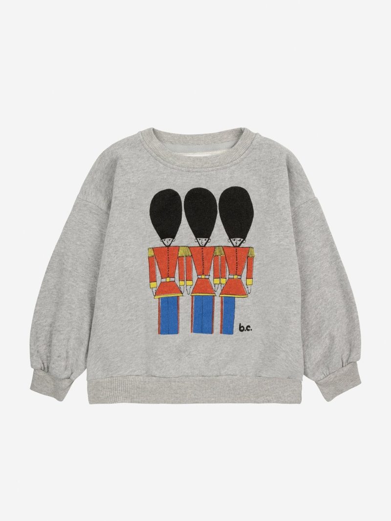 little tin soldiers sweatshirt light heather grey 278724