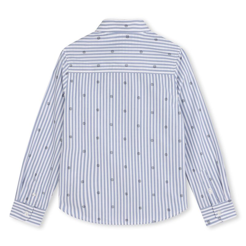 ls shirt allover double b print white 957465