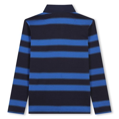 ls stripped polo blue 395126