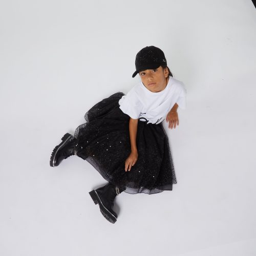 mesh tutu with sequins black 759777