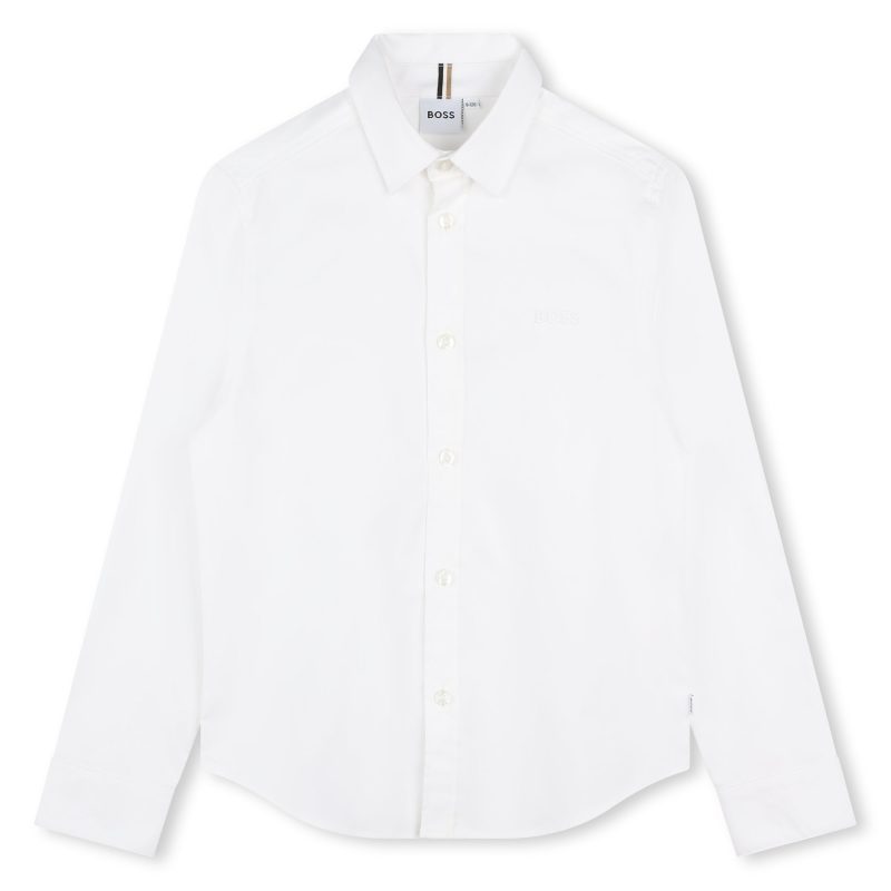 mini me ls shirt white 371295