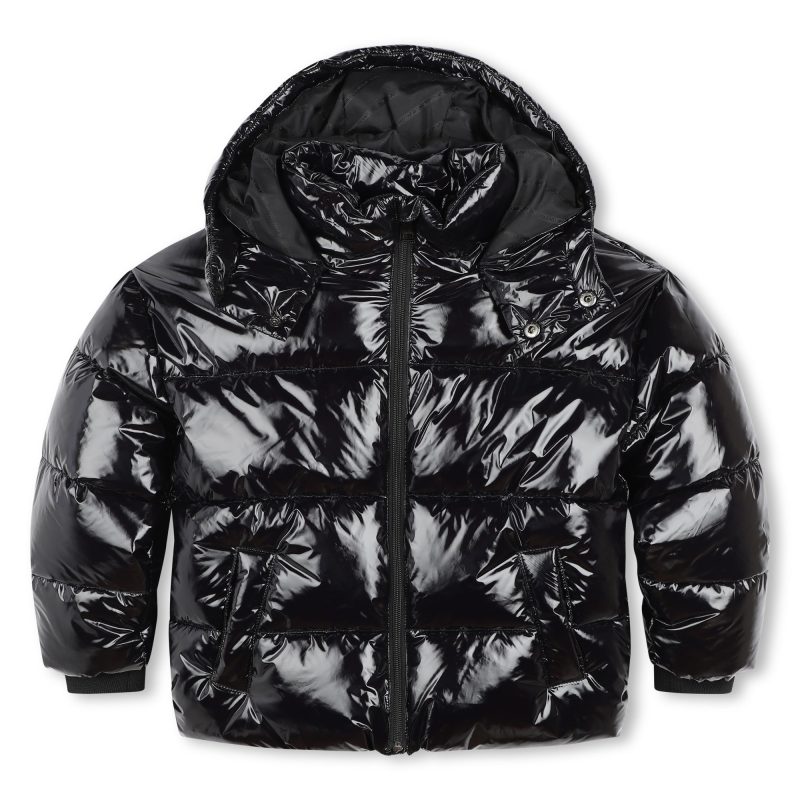 mini me shiny look puffer jacket black 844561