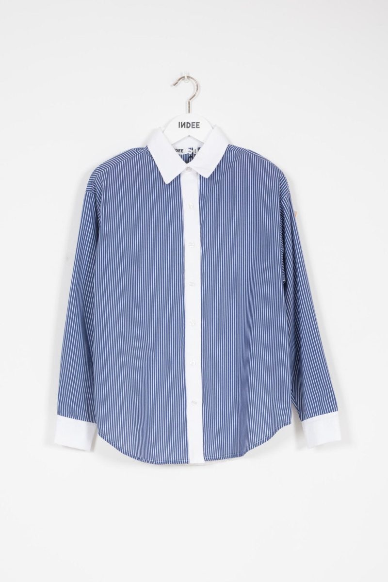 oversized shirt night blue 516260