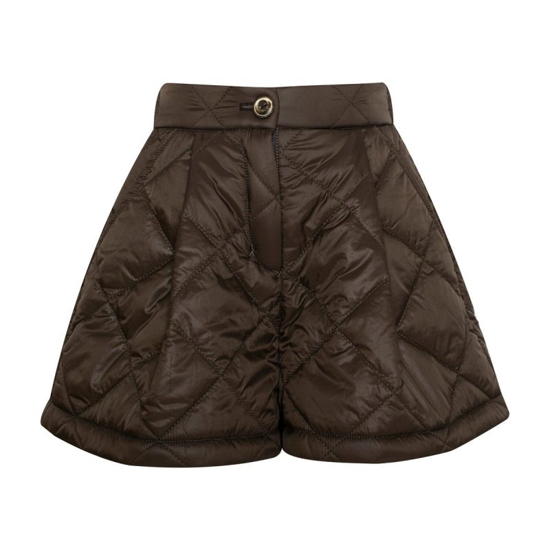 puffer shorts lane brown 664565