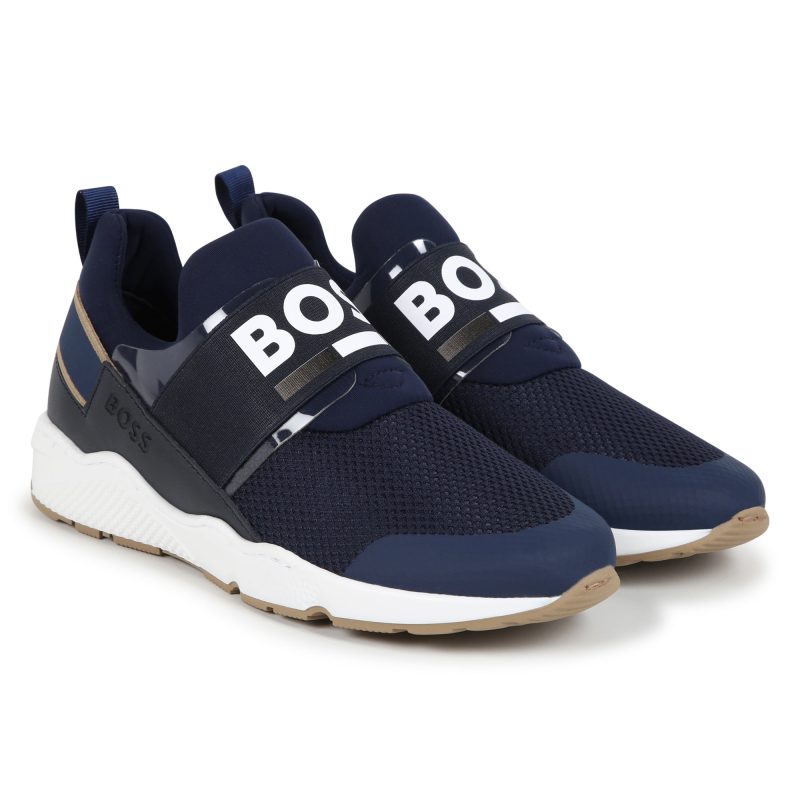 sneaker in mesh navy 127945