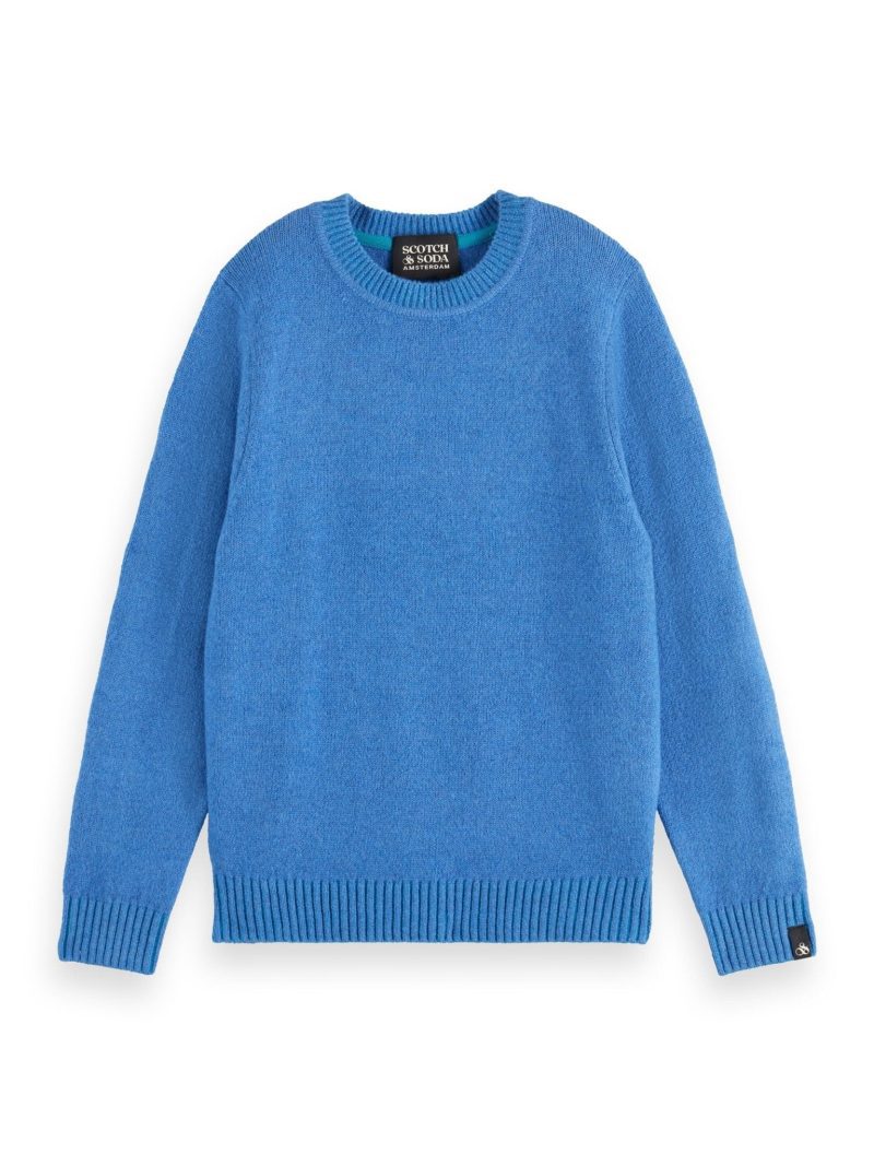 soft knit pullover smrt blue 523087