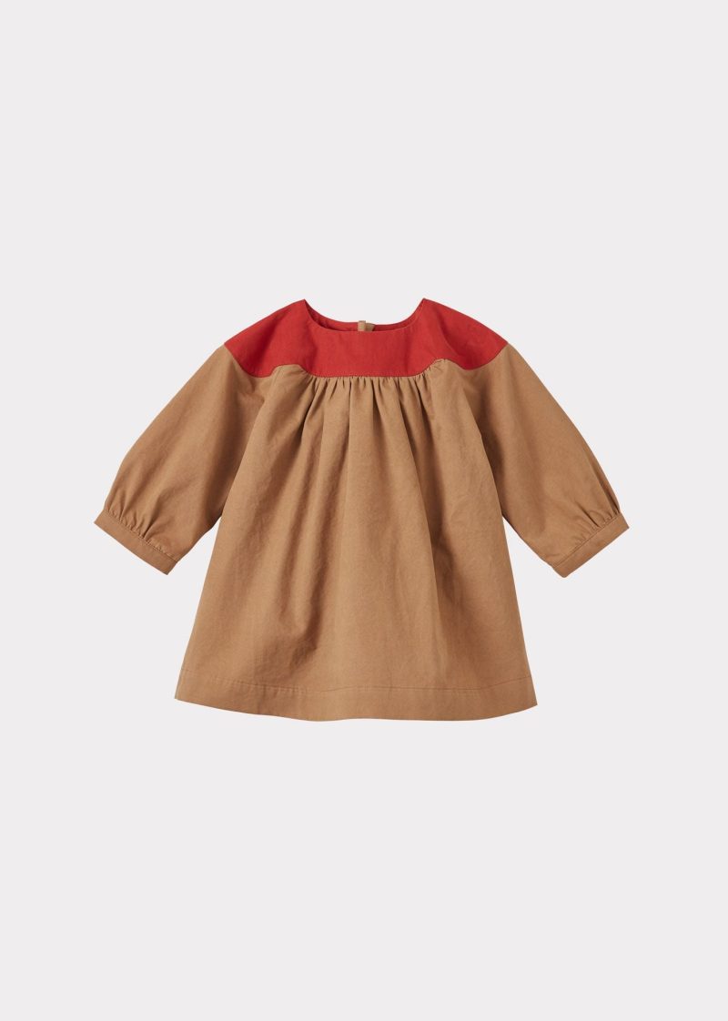 taylen baby dress camel multi 442789