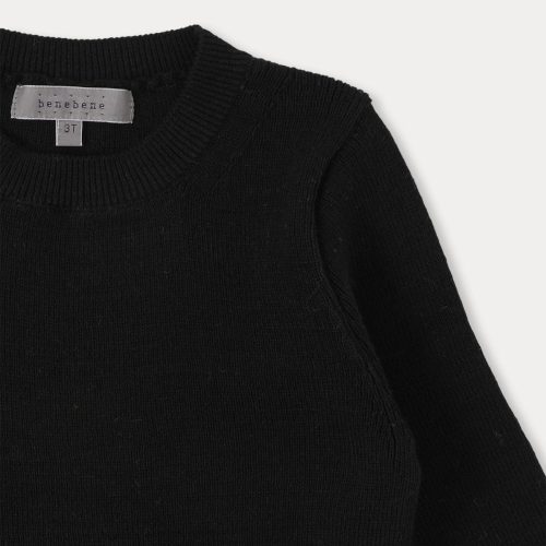 tidy ribbed knit black 936287