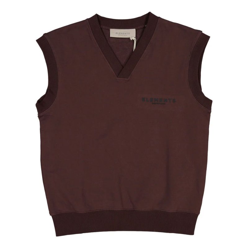 umber sweatshirt vest umber 358195