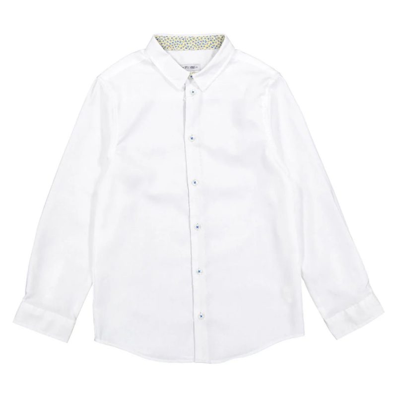 white long sleeve with triangles collar 893775