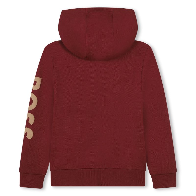 zip up hoodie burgundy 752324