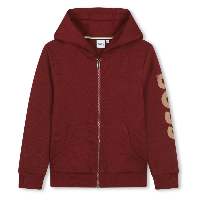 zip up hoodie burgundy 992307